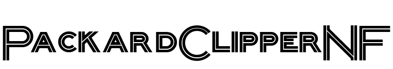PackardClipperNF font preview