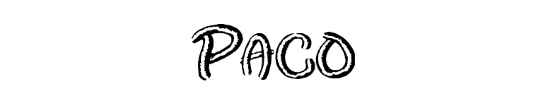 Paco font preview