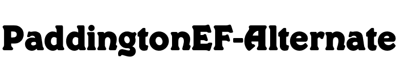 PaddingtonEF-Alternate font preview