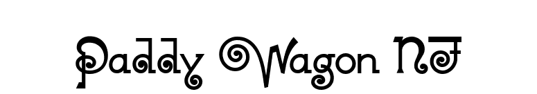 Paddy Wagon NF font preview