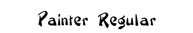 Painter Regular font preview