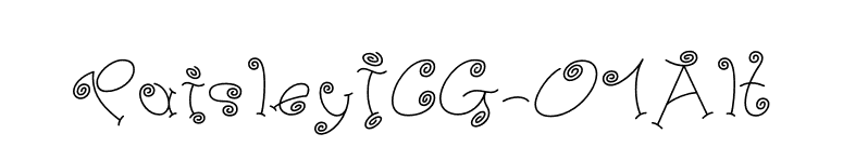 PaisleyICG-01Alt font preview