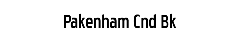 Pakenham Cnd Bk font preview