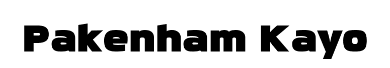 Pakenham Kayo font preview