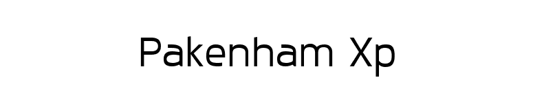 Pakenham Xp font preview