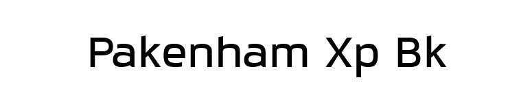 Pakenham Xp Bk font preview