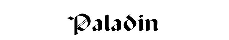 Paladin font preview