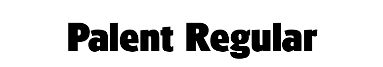 Palent Regular font preview