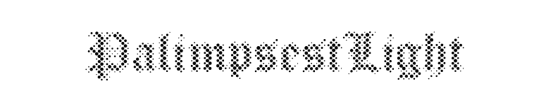 PalimpsestLight font preview