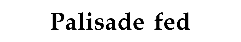 Palisade fed font preview