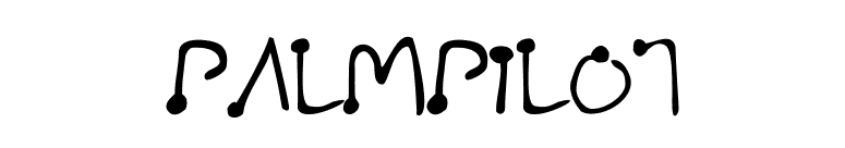 PalmPilot font preview