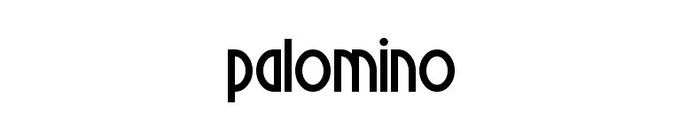 Palomino font preview