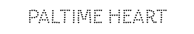 Paltime Heart font preview