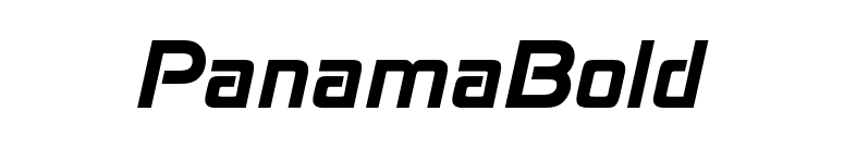 PanamaBold font preview