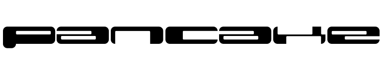 Pancake font preview