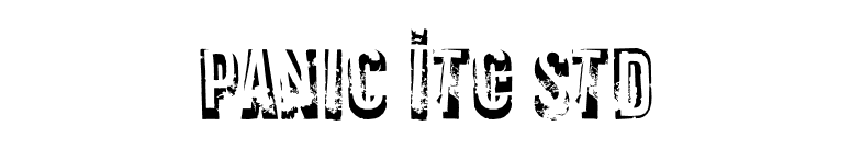 Panic ITC Std font preview