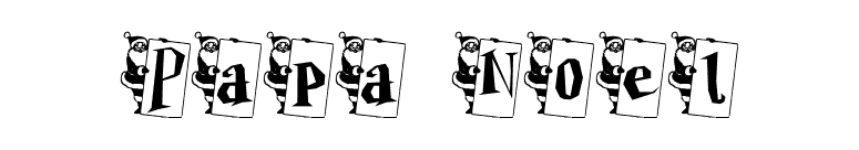 Papa Noel font preview