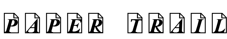 Paper Trail font preview
