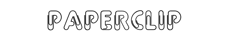 PaperClip font preview