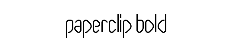 Paperclip Bold font preview