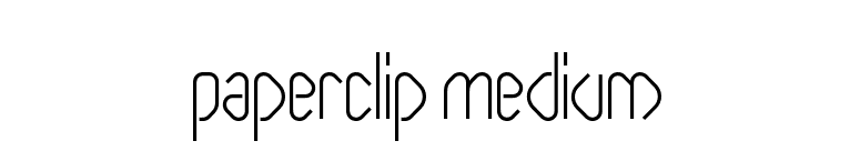 Paperclip Medium font preview