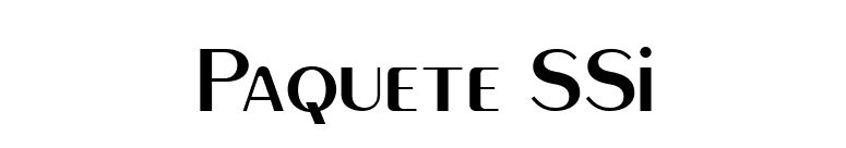 Paquete SSi font preview