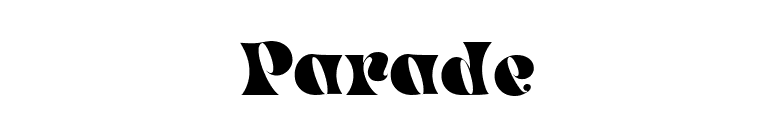 Parade font preview