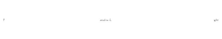Paradox-Light font preview