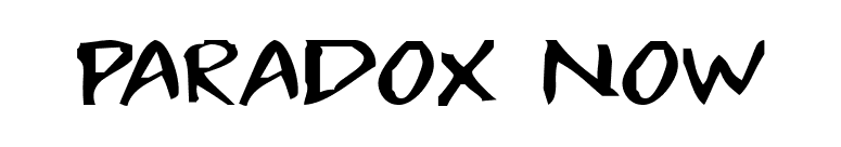 Paradox Now font preview