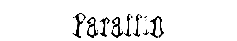 Paraffin font preview