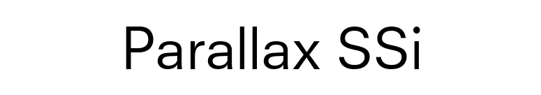 Parallax SSi font preview