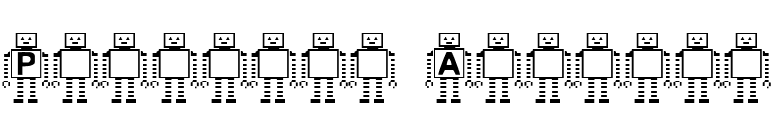 Paranoid Android font preview