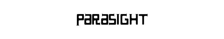 Parasight font preview