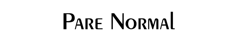 Pare Normal font preview