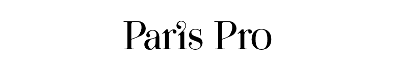 Paris Pro font preview