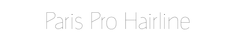 Paris Pro Hairline font preview