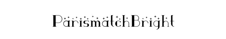 ParismatchBright font preview