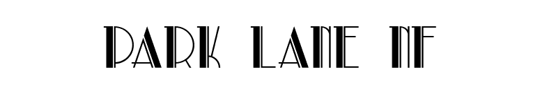 Park Lane NF font preview