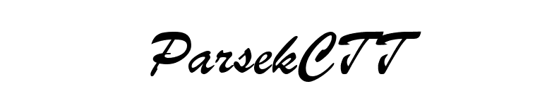 ParsekCTT font preview