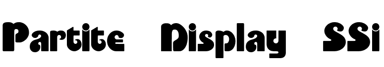 Partite Display SSi font preview