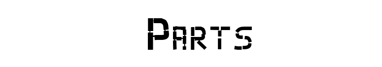 Parts font preview