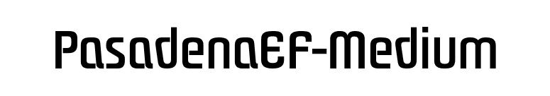 PasadenaEF-Medium font preview