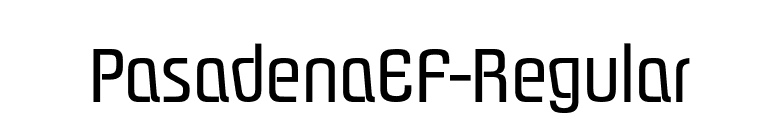 PasadenaEF-Regular font preview