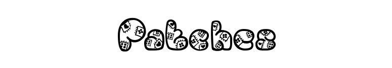 Patches font preview