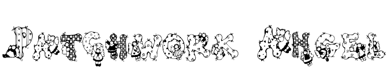 Patchwork Angel font preview