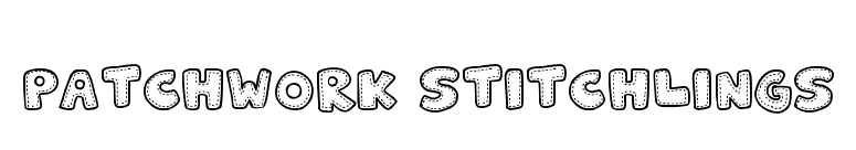 Patchwork Stitchlings font preview