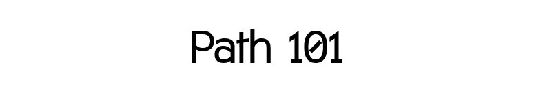 Path 101 font preview