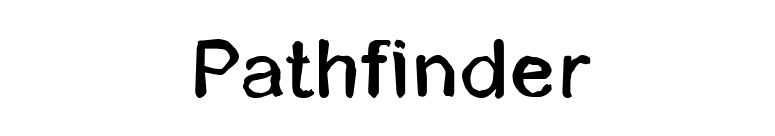 Pathfinder font preview