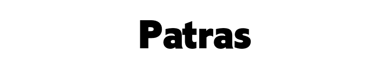 Patras font preview