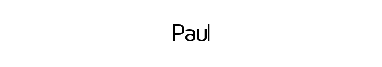Paul font preview